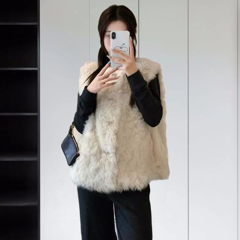 เสื้อกั๊กขนเฟอร์เทียมสำหรับผู้ - Sherpa Coat Women บทวิจารณ์และราคา