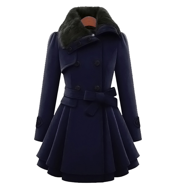 ฤดูหนาวSlimขนสัตว์ยาวSherpaเสื - Sherpa Coat Women บทวิจารณ์และราคา